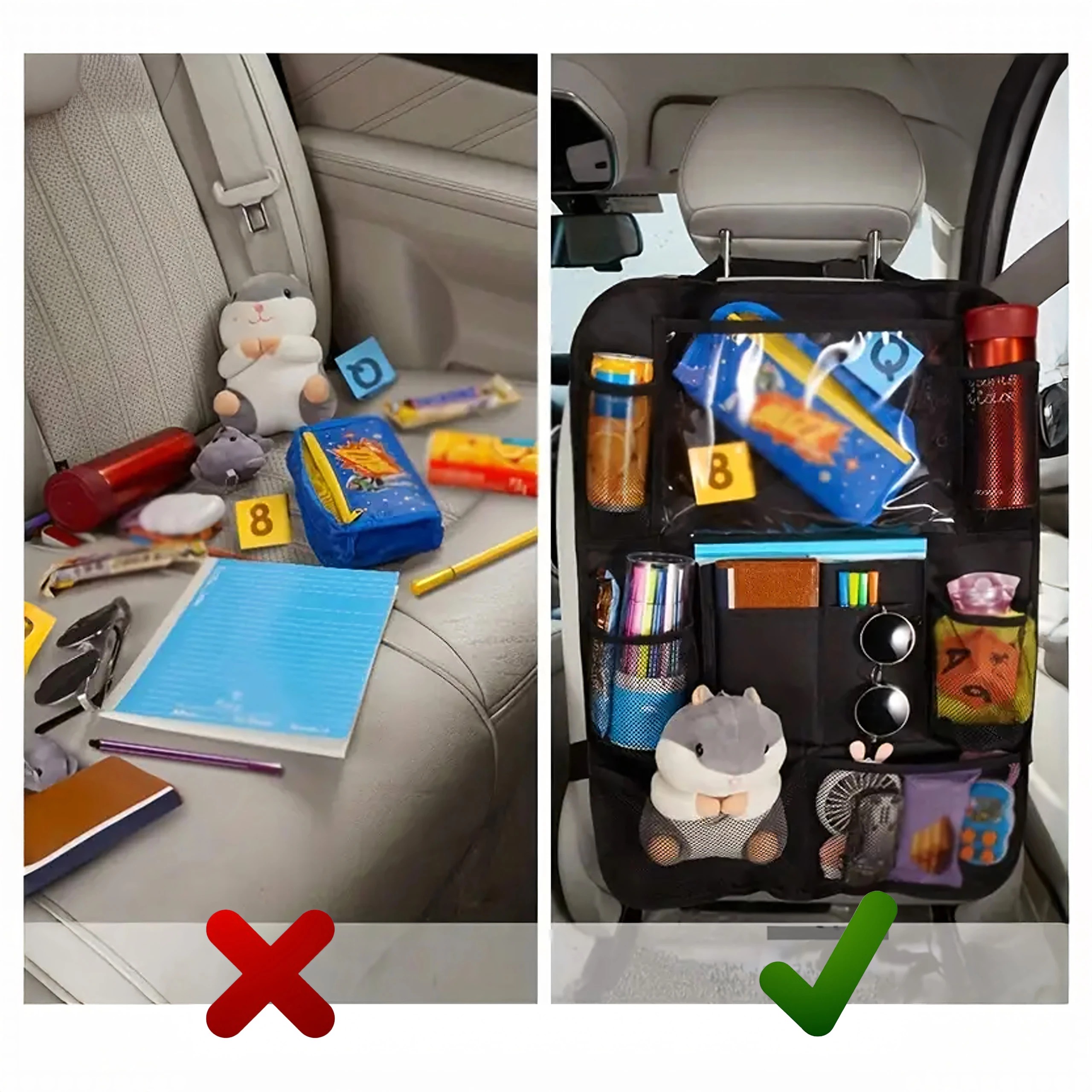 Doskonały organizer do samochodu na fotel